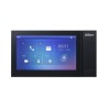 Dahua DHI-VTH2421FB-P monitor voor Video intercom, netwerk bekabeld , sip protocol, PoE, zwarte uitvoering