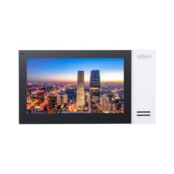 Dahua DHI-VTH2421FW-P monitor voor Video intercom, netwerk bekabeld , sip protocol, PoE, witte uitvoering