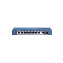 Hikvision DS-3E0510P-E, 10 Poorts, 8x POE, Gigabit Unmanaged