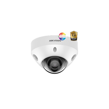 Hikvision DS-2CD2527G2-LS(2.8MM)(C), ColorVu 2.0 2MP IP Mini Dome, 2.8mm, audio