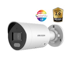 Hikvision DS-2CD2047G2-LU/SL(2.8MM)(C), ColorVu 2.0 4MP IP Mini Bullet, 2.8mm, audio