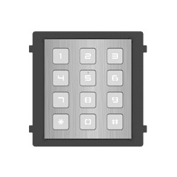 Hikvision DS-KD-KP/S, modulaire intercom, keypad RVS