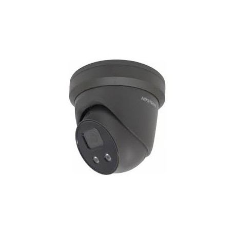 Hikvision DS-2CD2346G2-IU(C)(2.8mm) AcuSense 4MP Ultra low light WDR Turret dome, IR led ,IP67, ingebouwde microfoon zwart