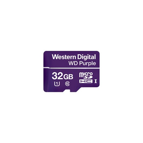 Western Digital 32 GB Purple microSDXC-kaart (WDD032G1P0C)