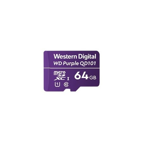 Western Digital 64 GB Purple microSDXC-kaart (WDD064G1P0C)