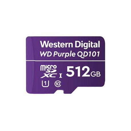 Western Digital 512 GB Purple microSDXC-kaart (WDD512G1P0C)
