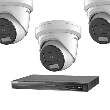Hikvision IP camerabewaking set 3 EXIR camera's 4 MP