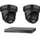 Hikvision IP camerabewaking set 2 dome camera's 8 MP