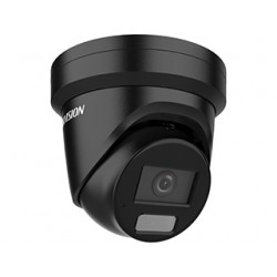 Hikvision DS-2CD2386G2-IU(C)(2.8mm) AcuSense 8MP Ultra low light WDR Turret dome, IR led ,IP67, ingebouwde microfoon zwart