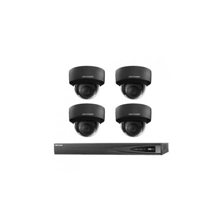Hikvision IP camerabewaking set 4 dome camera's 8 MP