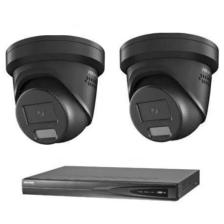 Hikvision 2 ColorVu camera 8 MP IP camerabewaking set