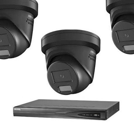 Hikvision 3 ColorVu camera 8 MP IP camerabewaking set