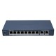 Hikvision DS-3E1310HP-EI(B) Hikvision, 100Mbit managed poe switch 8 poorten