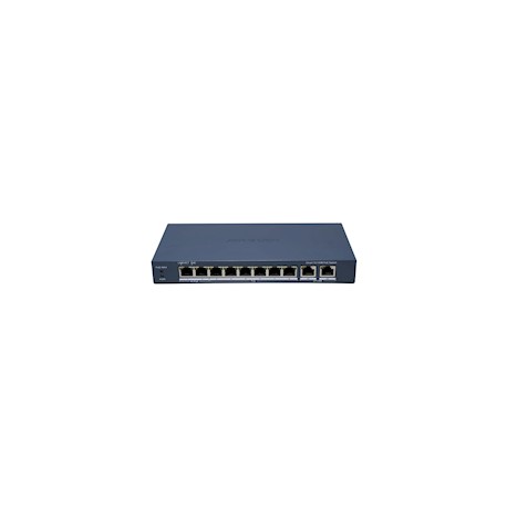 Hikvision DS-3E1310HP-EI(B) Hikvision, 100Mbit managed poe switch 8 poorten