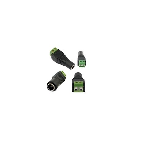 Male DC schroefconnecter, 5.5 x 2.1mm VP-PC004