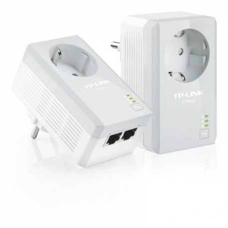 Powerline Adapter 500Mbps set met contactdoos + 2x LAN